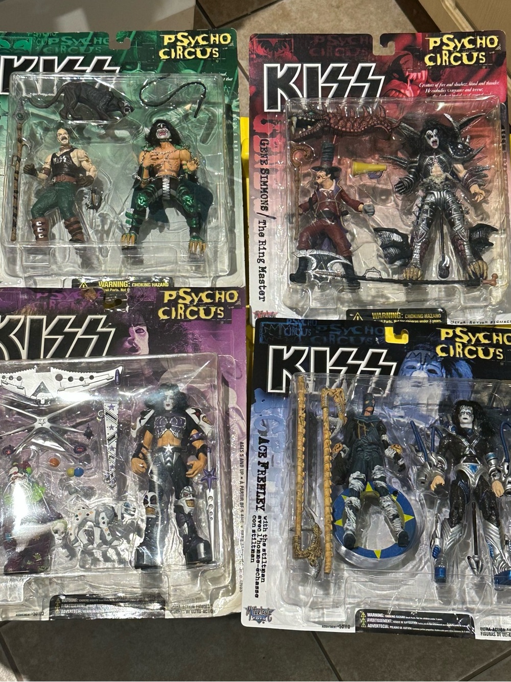 KISS Psycho Circus Action Figure Set - collectables